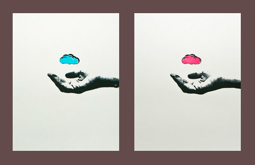 Federation Of Ideas 'Hand &amp; Cloud' Print Available