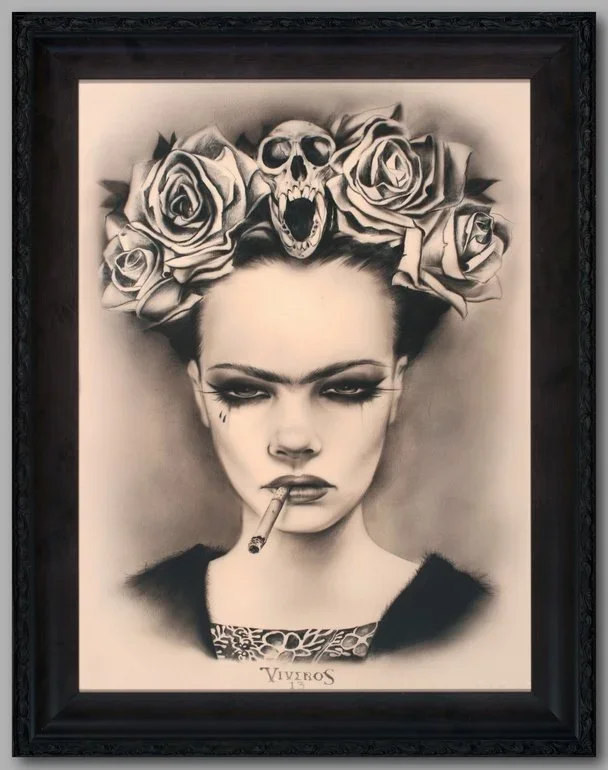 Brian M Viveros 'Viva La Frida' (Special) Framed Print Release Details