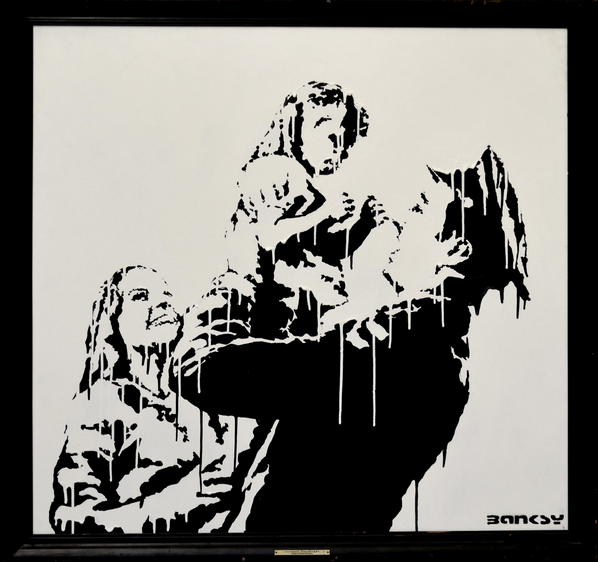 Banksy 'Daddys Back' Original Available
