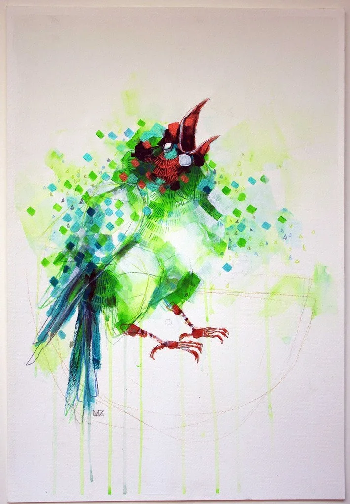 Michael Cain 'Bird With Bronze' Original Available