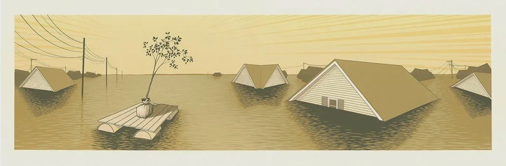 Justin Santora 'One Million Shareholders Can't Be Wrong' Print Available