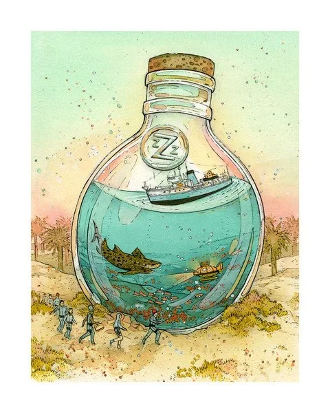 Nicole Gustafsson 'Go Team Zissou!' Print Available