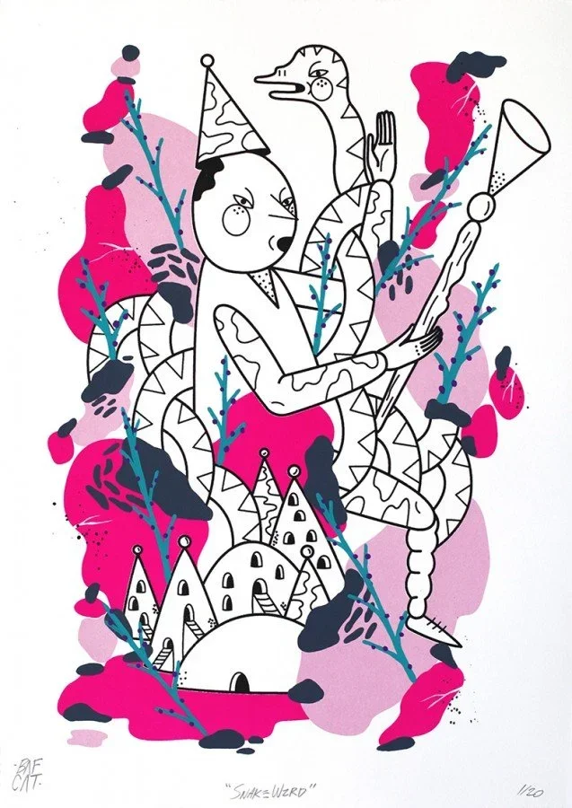 Bafcat 'Snake Wzrd' Print Available