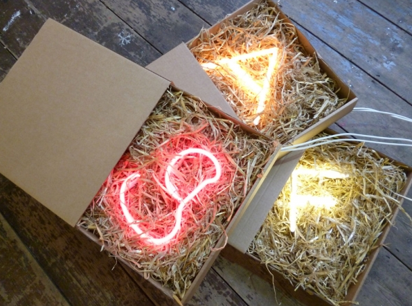 Andy Doig 'Neon Letters' Available
