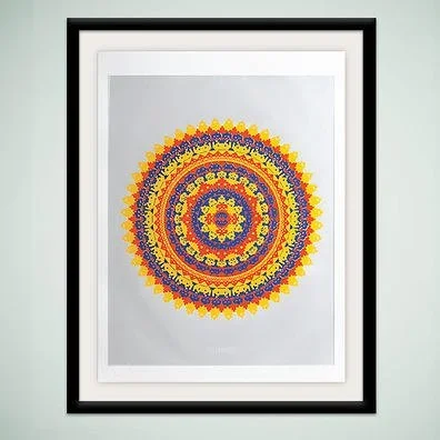 Olivier Marchand 'Space Invaders Mandala' Print Available