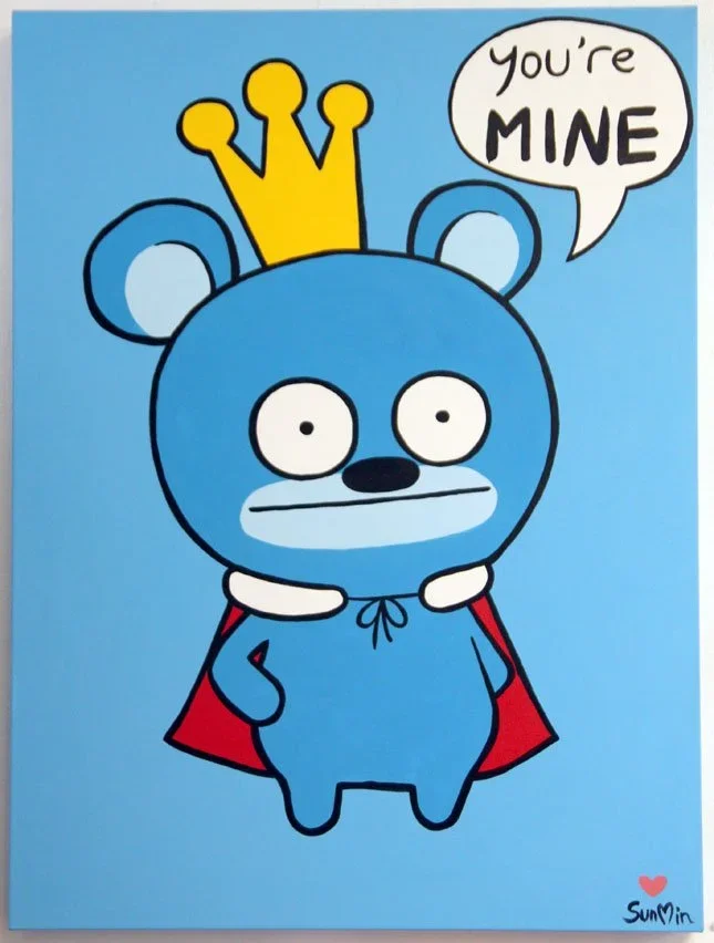 UglyDoll 'Bossy Bear' Painting Available