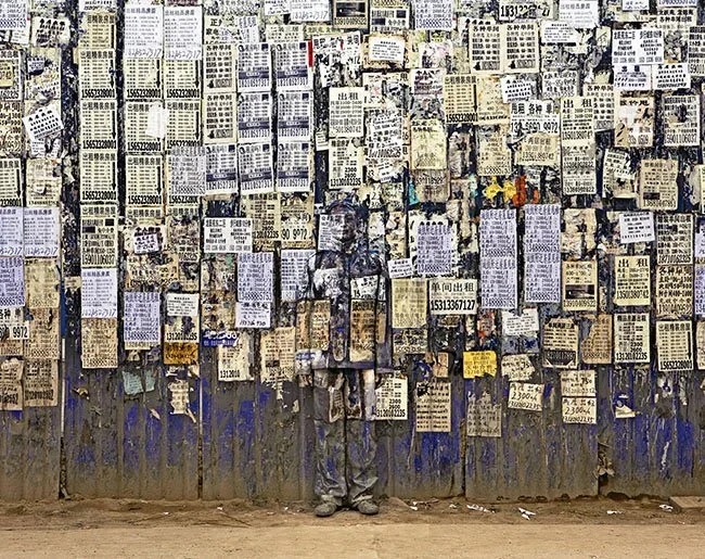Liu Bolin 'Hiding In The City - Info Wall' Print Available