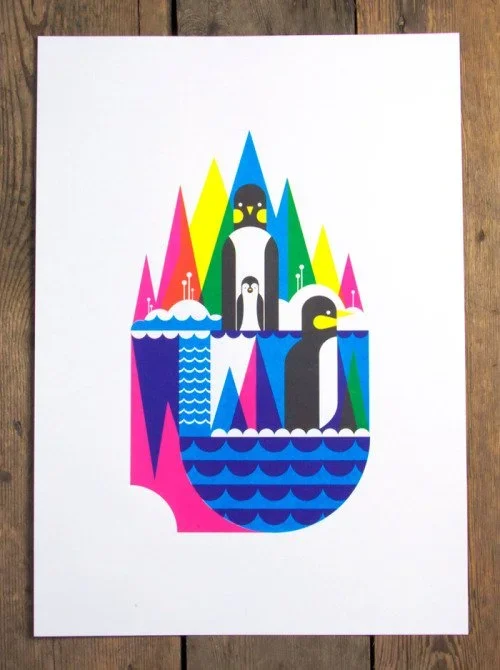 Patrick Hruby 'Penguin' Print Available