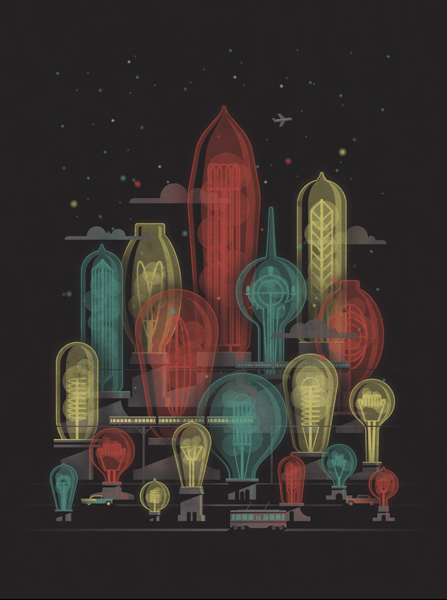 DKNG 'Electric City' AWESOME Print Available