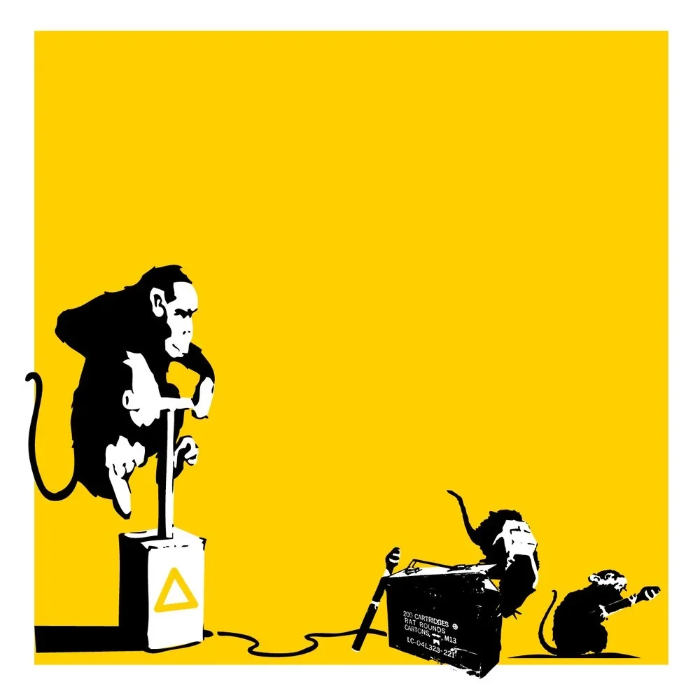 ©opycat 'Its Gonna Hurt' Yellow Print Available