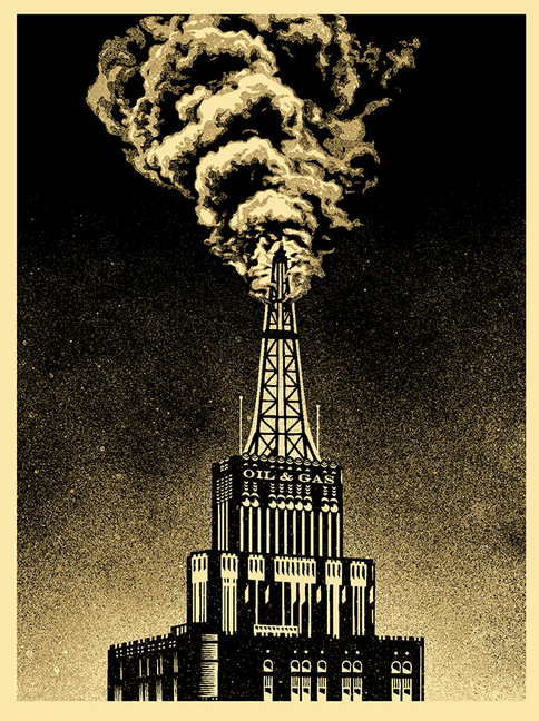 Obey 'Oil &amp; Gas Building' Print Release Details