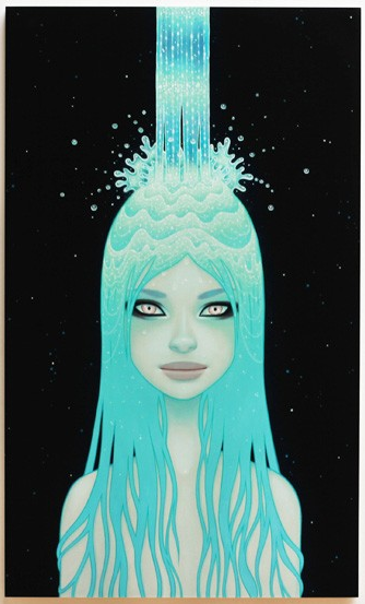 Tara McPherson 'The Crystal Waterfall' Print Available