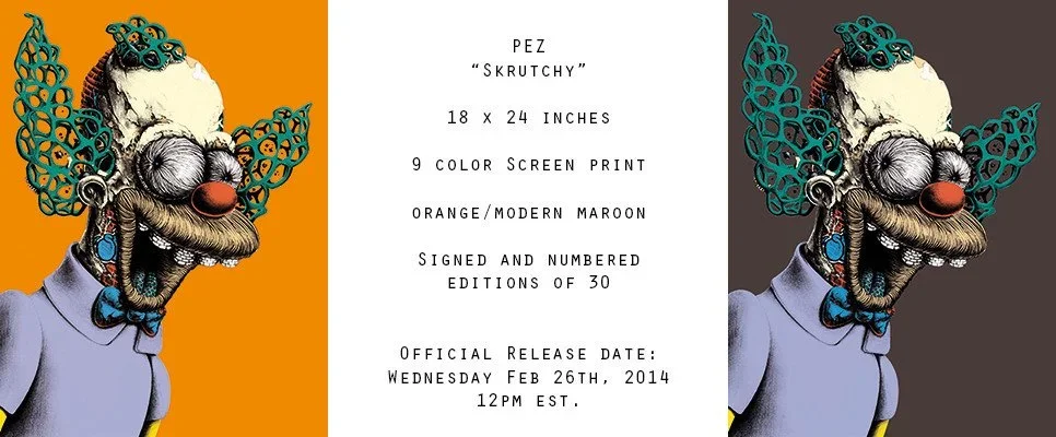 Pez 'Skrutchy' Print Release Details