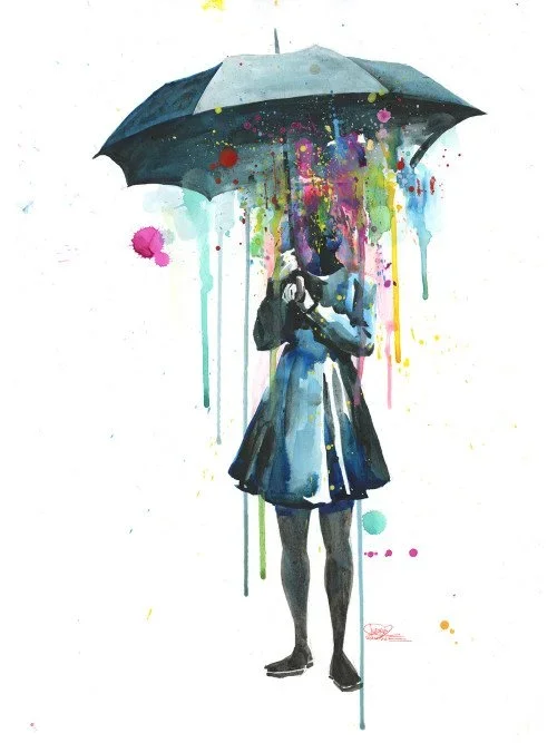 Lora Zombie 'Rainy' Print Available