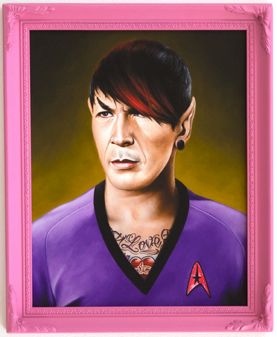 Scott Scheidly 'Emo Spock' Print Available