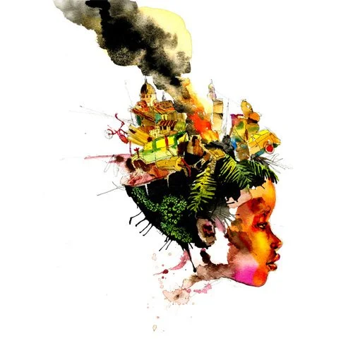 David Choe 'Haitian Girl' Print Available