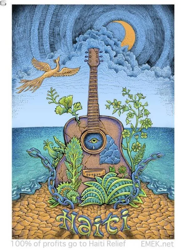 Emek 'Haiti' Relief Print Available NOW