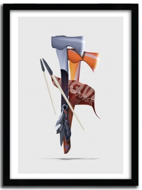 David Delin 'Conquer' Print Available