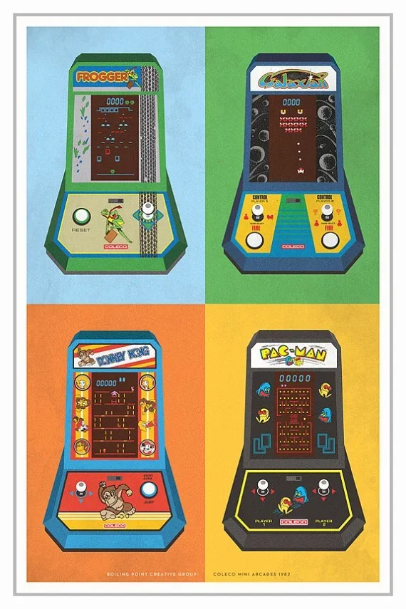 Boiling Point 'Coleco Mini Arcades 1982' Print Available