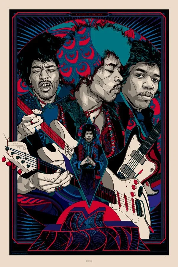 Tyler Stout 'Jimi Hendrix' Print Lottery Details