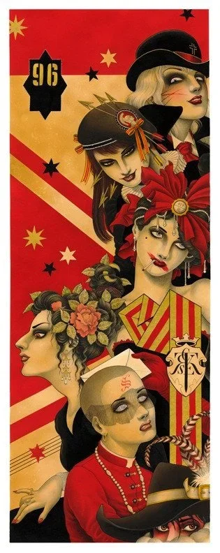 Christopher Conn Askew '6 Girls' A/P Prints Available