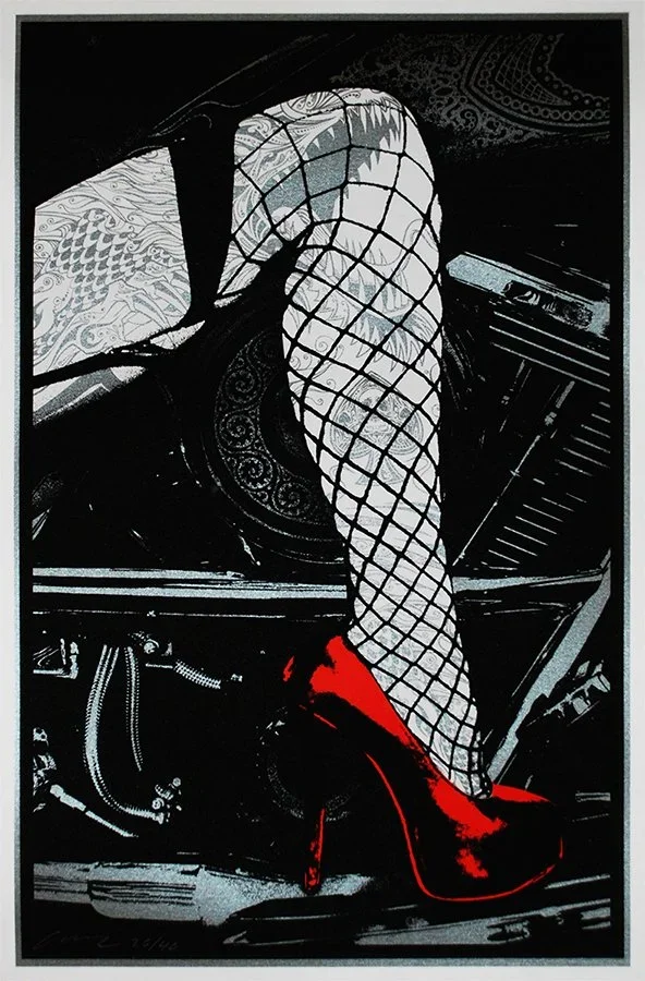 Adam Pobiak 'Easy Rider' Red Print Available