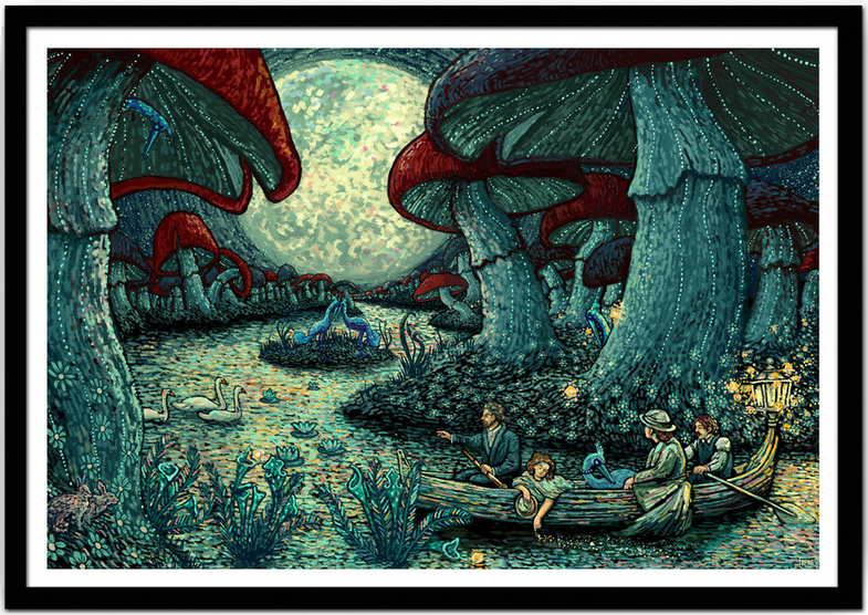 James R Eads 'Finding Alkazoo' Print Available