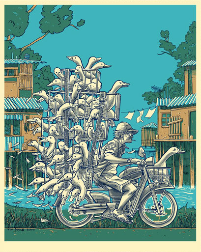 Tim Doyle 'Vietnam On Wheels' (Duck Delivery) Prints Available NOW