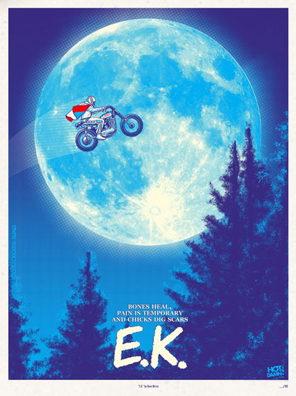 Dan Berns 'Evel Knievel' Print Available