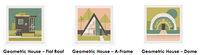 Chris Turnham 'Geometric House' Set Available