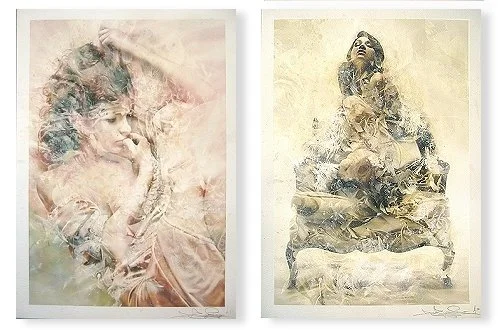 Replete 'Ocean Breathes Salty' + 'Enthroned In The Cambric Clasp' Prints Available