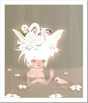 Arwassa 'Swan', 'Slime Dream' + 'Bird Of Paradise' Prints Available