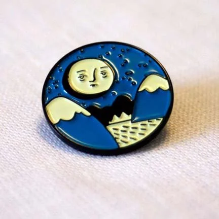 Jen Corace 'Moon Pass' Pin Available