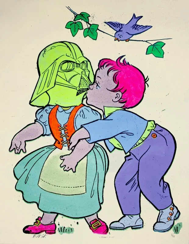 Bast 'French Kiss' Print Available