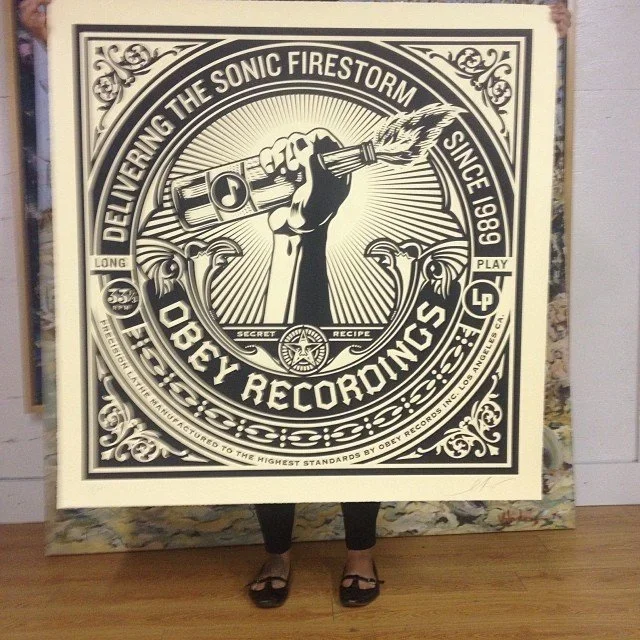 Obey 'Sonic Firestorm' XL Print SNEAK PEEK