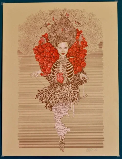 Matt Refic 'A Sewn Heart' Print Available