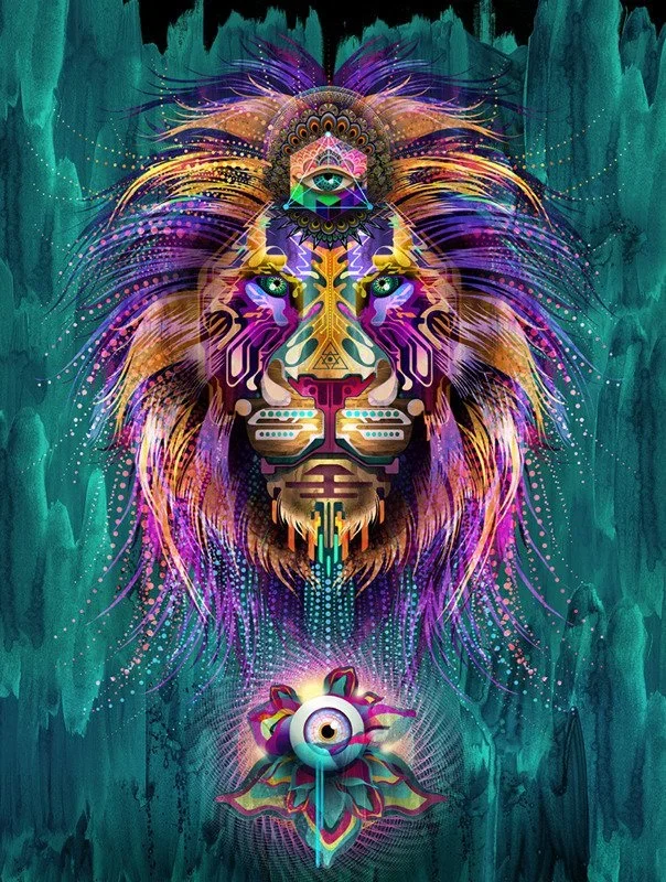 Chris Saunders 'Lionage' Prints Available