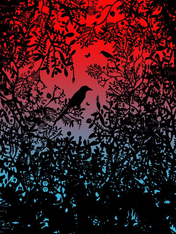 Option-G 'Blackbirds' New Colourway Print Available