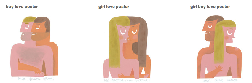 Amanda Visell 'Love Series' Prints Available
