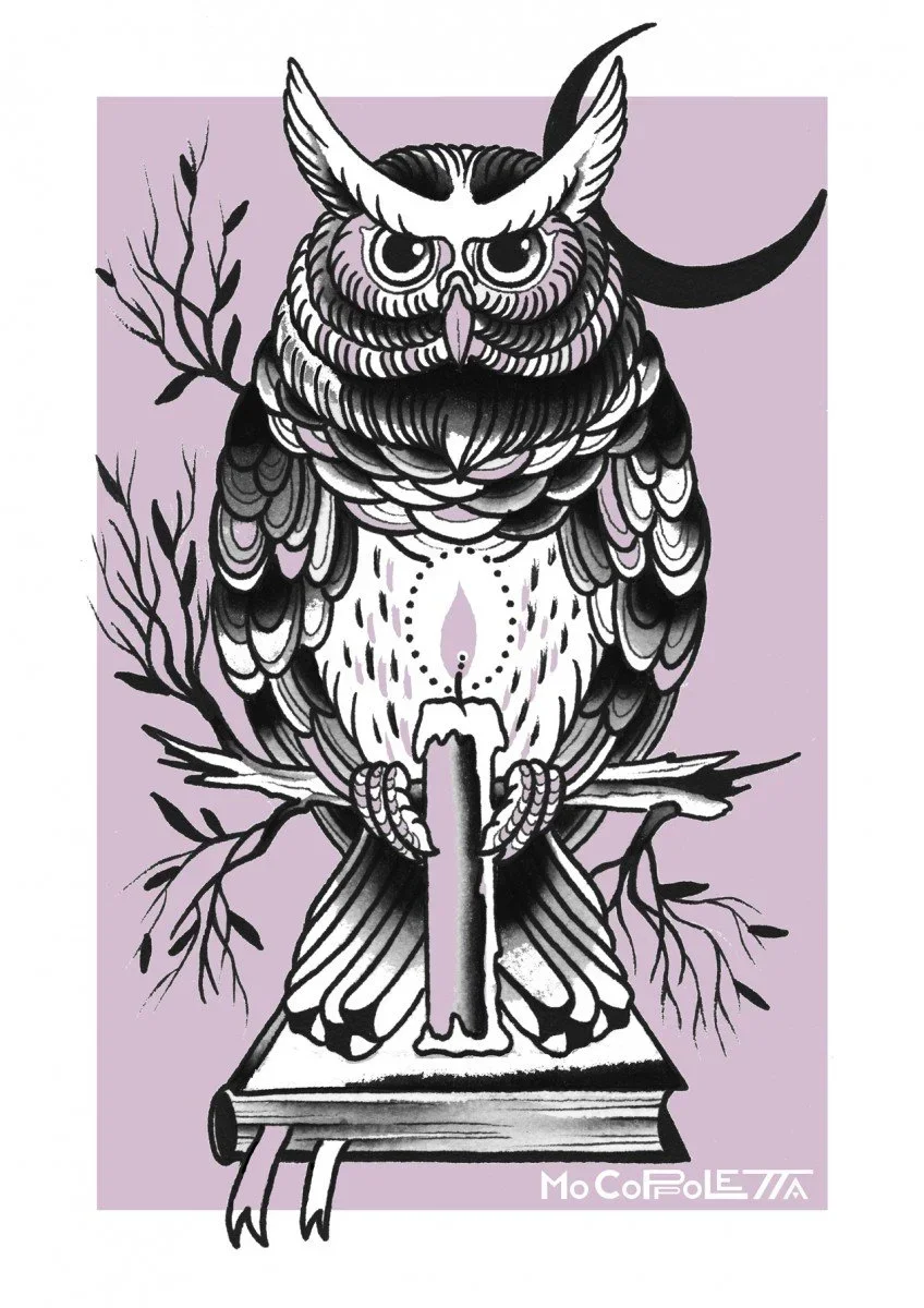 Mo Coppoletta 'Owl' Print Available