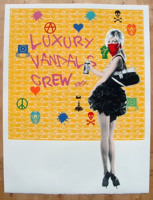 Static Collective 'Luxury Vandals - Kate' + 'Fine Line' Prints Available