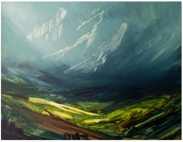 James Naughton 'Green Valley' + 'Mountains From Mist' Prints Available
