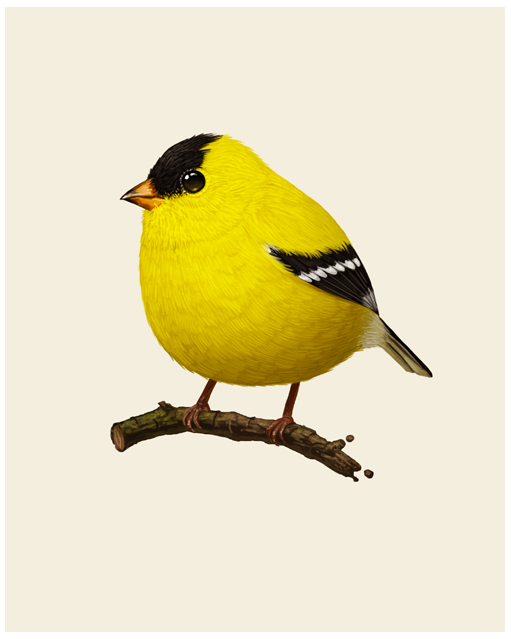 Mike Mitchell 'American Goldfinch' Print Release Details