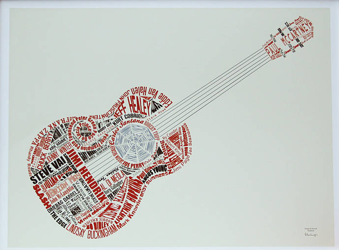 Mirrorin 'Guitar Legends' Print Available