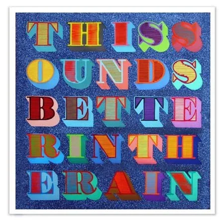 Eine 'This Sounds Better In The Rain' Prints Available