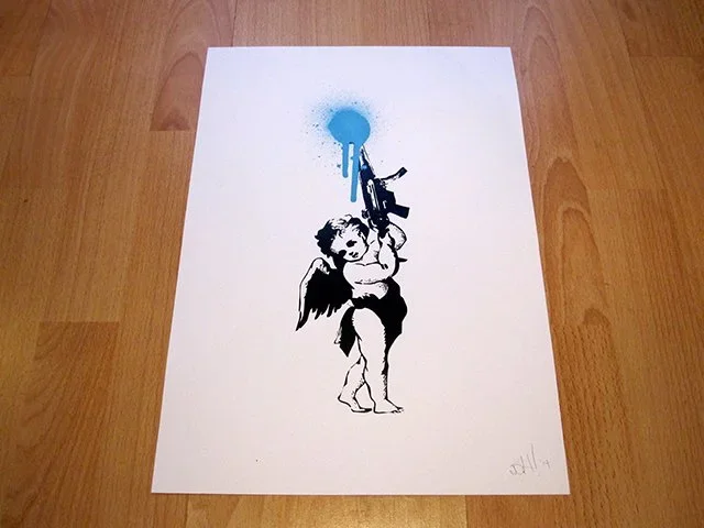 No Ones Home 'Machine Gun' Print Available