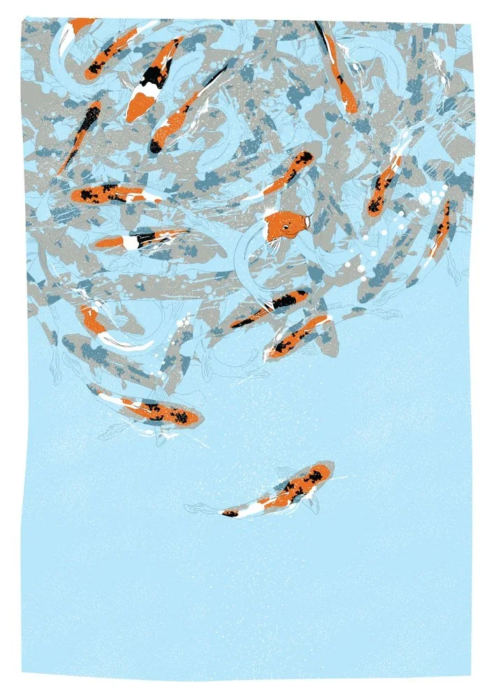 Horse 'Koi Carp' Print SNEAK PEEK