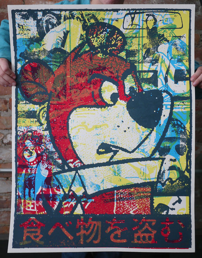 Matt Barnes 'Steal Food' Print Available