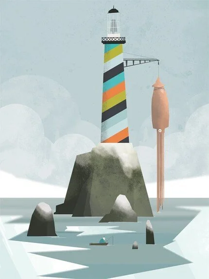 Oktotally 'Squidhouse' Print Available