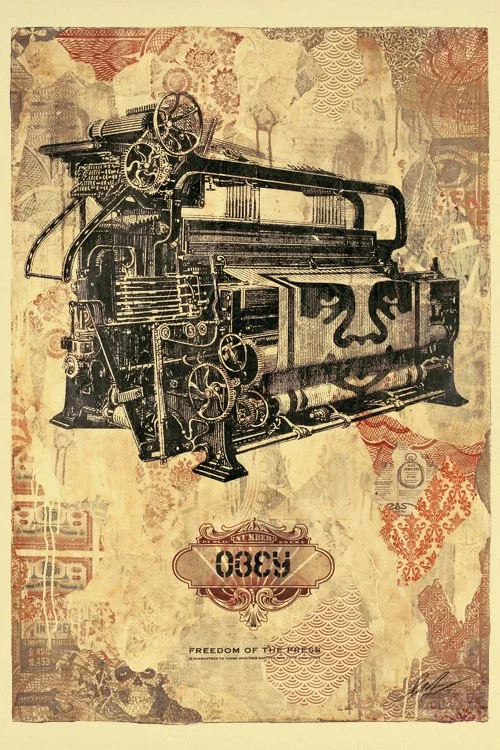 Obey 'Loom' Canvas Print Open Edition SNEAK PEEK